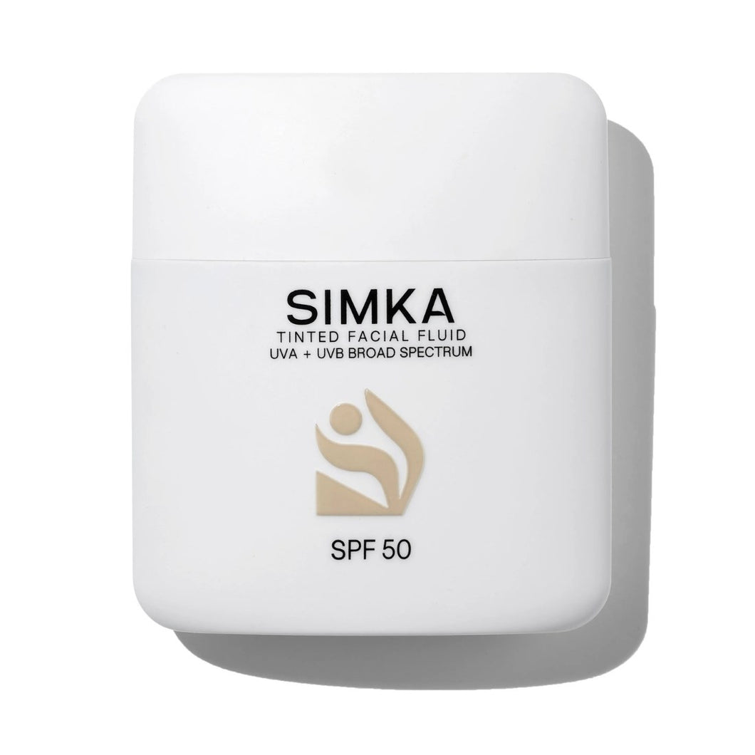SIMKA Tinted Facial Fluid SPF 50 - Alexia Makeup • Hair • Beauty